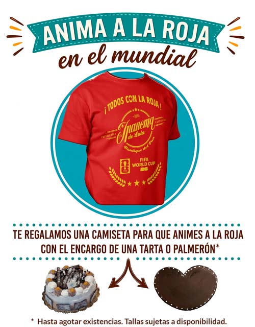 Regalo de Camiseta para alentar a la selección Española en el mundial 2026